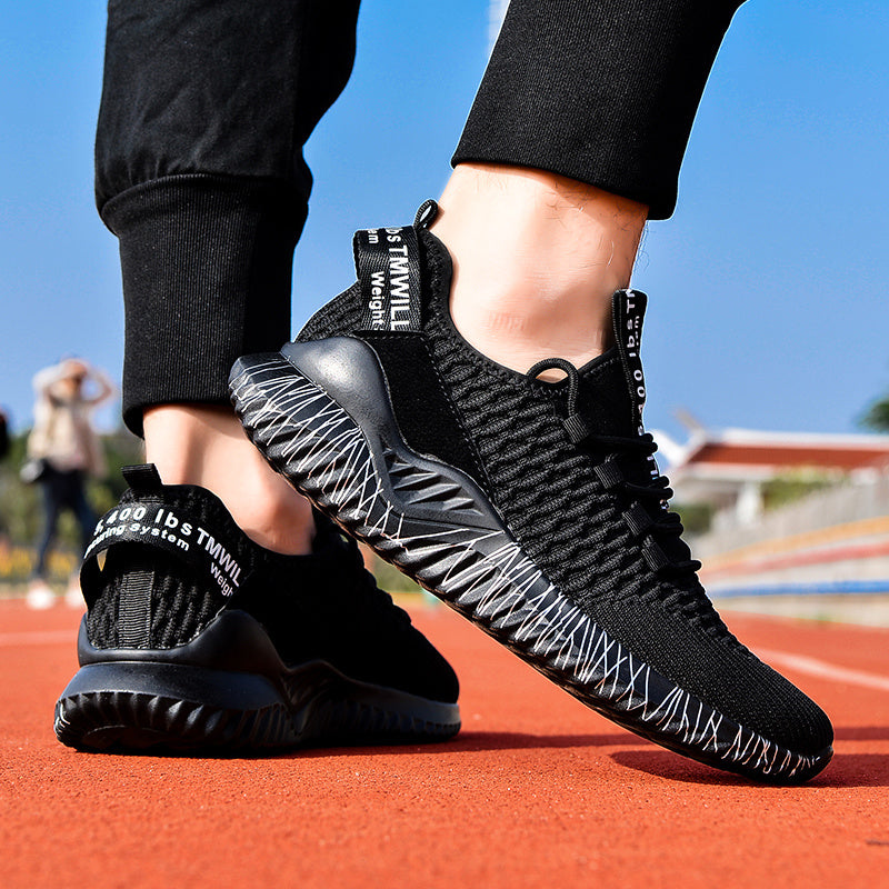 Sommer Fliegende Gewebte Paar Sport Lauf Schuhe