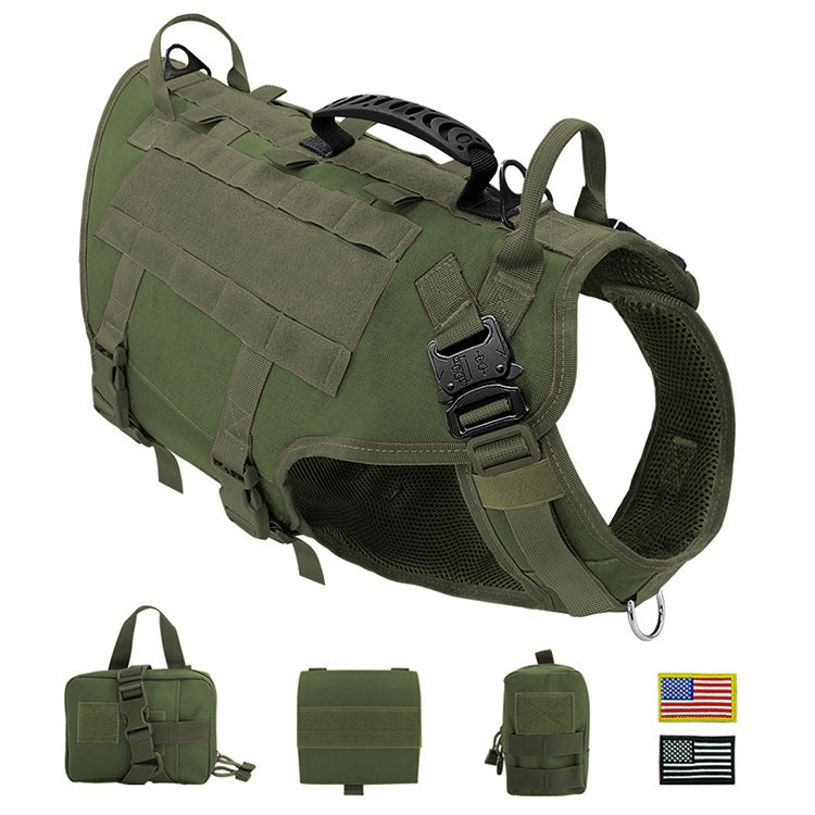 Malinois Große Hund Hund Hand Halten Seil Brust Weste Kampf Kleidung Hund Leine Hund Rucksack Spezial Training Gurte Für Ausgehen