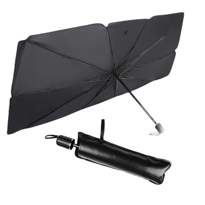 Faltbare Auto-Windschutzscheiben-Sonnenschutzschirm UV-Schutz Wärmeisolierung Parasol Auto-Frontscheibenabdeckung Innenraumprotektor Sommer-Gadgets