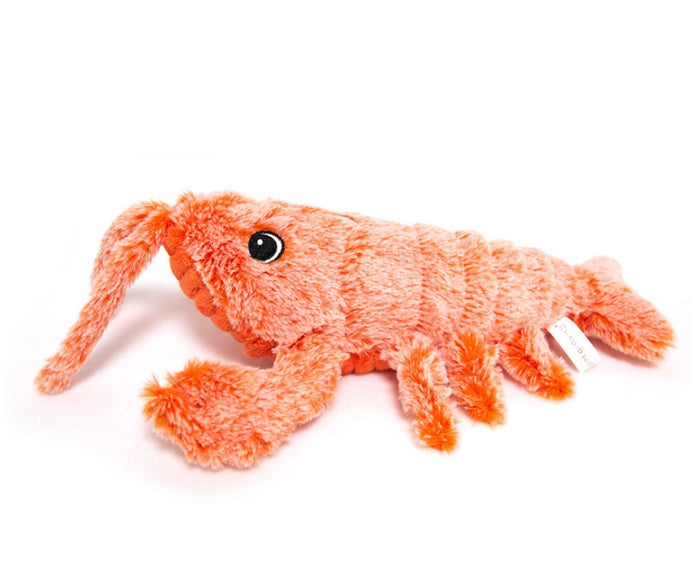 Haustier Spielzeug Elektrische Springende Garnele USB Aufladung Simulation Hummer Lustiges Katzen Plüsch Haustier Spielzeug