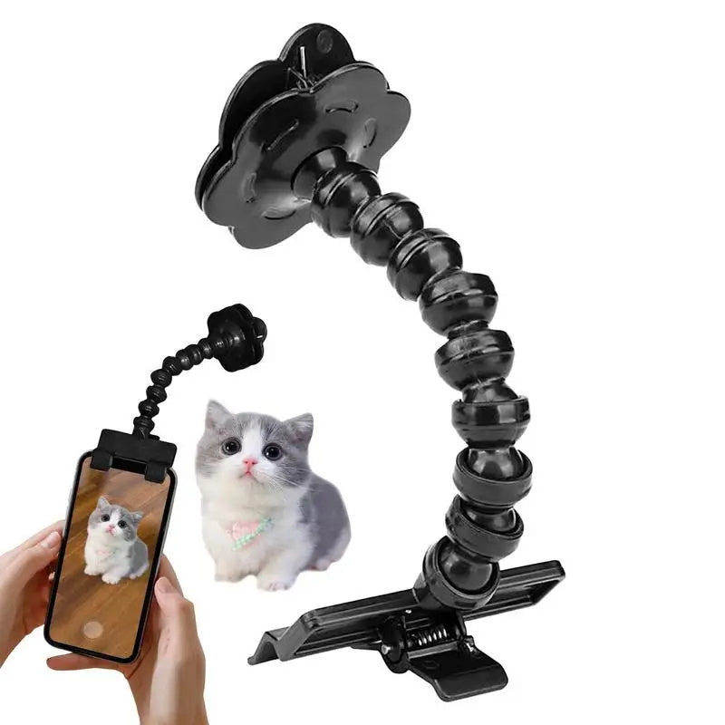 Haustierfotografie-Werkzeug Katze Hund und Hundebetrachtungslinse Teddy Kamera Spielzeug Handy Kamera Halter Selfie Clip Zubehör Haustierprodukte