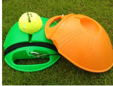 Senioren Einzel Tennis Trainingsbasis und Tennisball Sitz