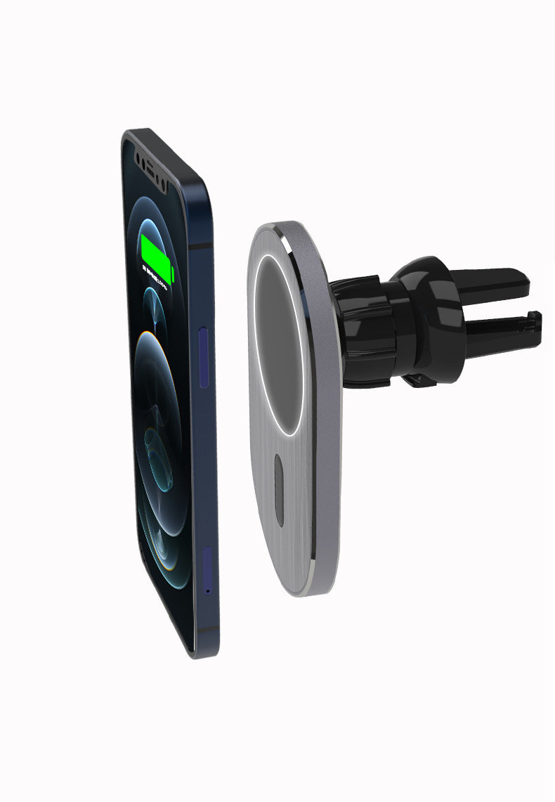Kompatibel mit Apple, Magnetisches kabelloses Laden mit Car Magnetic Wireless Charger Magsafe