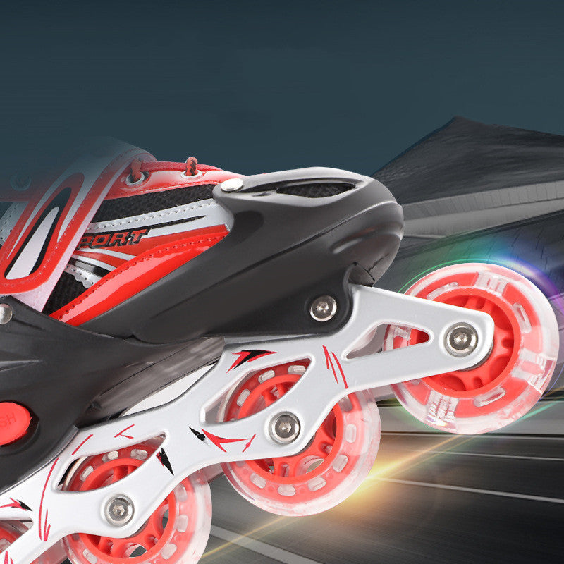 Erwachsene Roller Speed Skating Roller Skates OSK Sliding Heelys