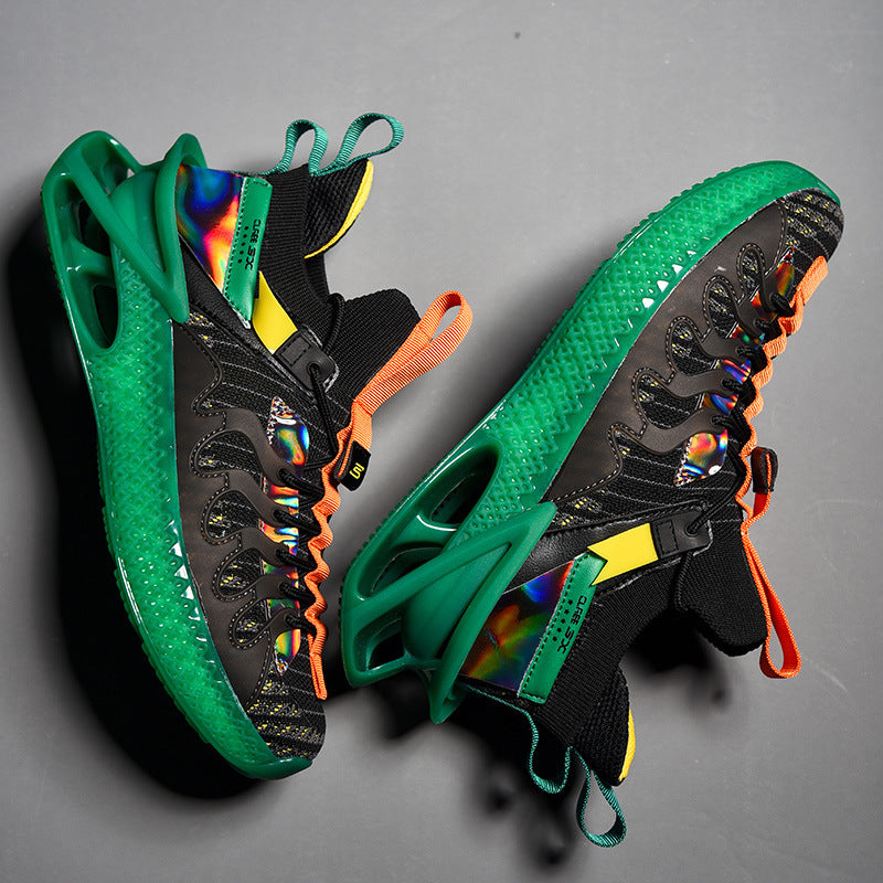 Sportschuhe Herren Sommer Atmungsaktiv Übergröße Laufende Herren Freizeit Koreanischer Stil Alte Schuhe Trend