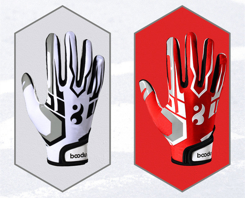 Amerikanische Football Rugby Handschuhe Outdoor Silikon Sport Anti-Rutsch Fang Baseball Handschuhe für Männer und Frauen