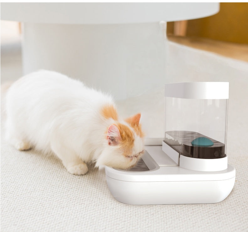 4 Stil Haustier Katze Schüssel Hund für Katzen Futter Schalen Kätzchen Automatischer Trinkbrunnen 1,5L Kapazität Welpen Futterspender Produkte