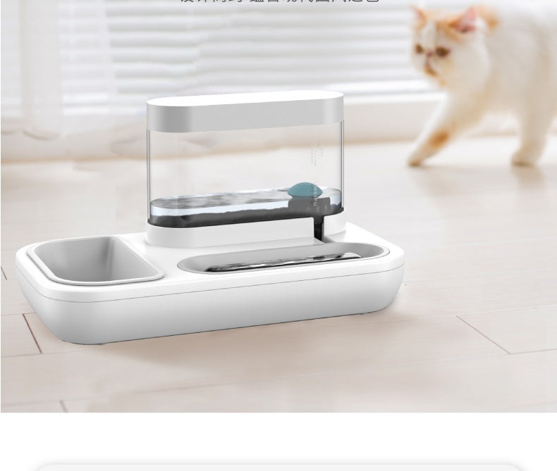 4 Stil Haustier Katze Schüssel Hund für Katzen Futter Schalen Kätzchen Automatischer Trinkbrunnen 1,5L Kapazität Welpen Futterspender Produkte