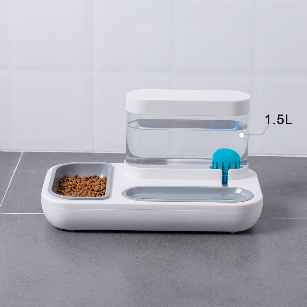 4 Stil Haustier Katze Schüssel Hund für Katzen Futter Schalen Kätzchen Automatischer Trinkbrunnen 1,5L Kapazität Welpen Futterspender Produkte