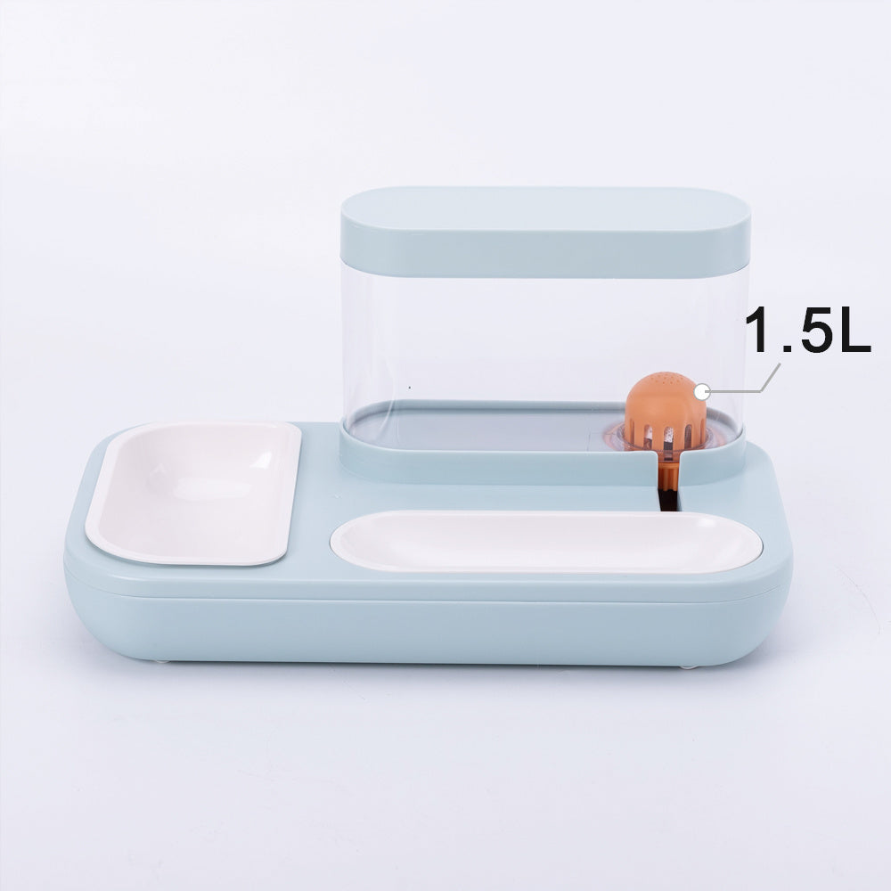 4 Stil Haustier Katze Schüssel Hund für Katzen Futter Schalen Kätzchen Automatischer Trinkbrunnen 1,5L Kapazität Welpen Futterspender Produkte