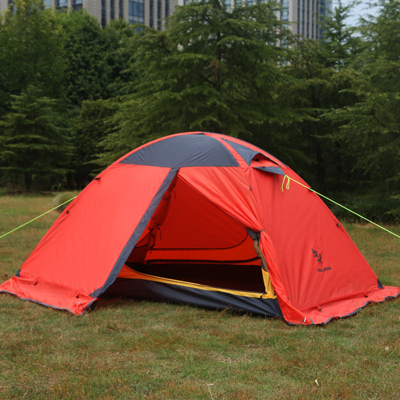Outdoor Camping Camping Doppel-Lagen Aluminium-Stangen Zelt