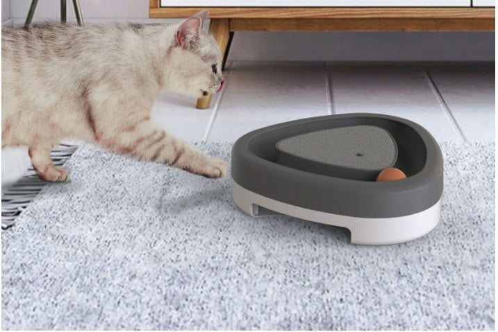 Pet Cat Self-hey Toy Smart Funny Cat Triangle Turntable Electric Toy