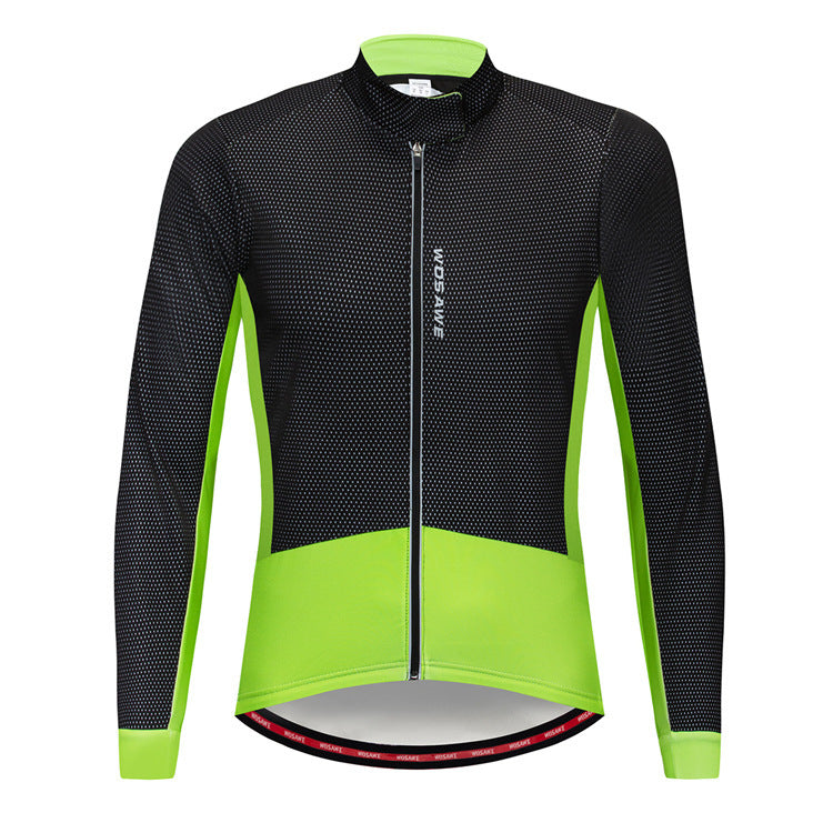 Herbst- und Winter-Radbekleidung Fleece warme Jacke