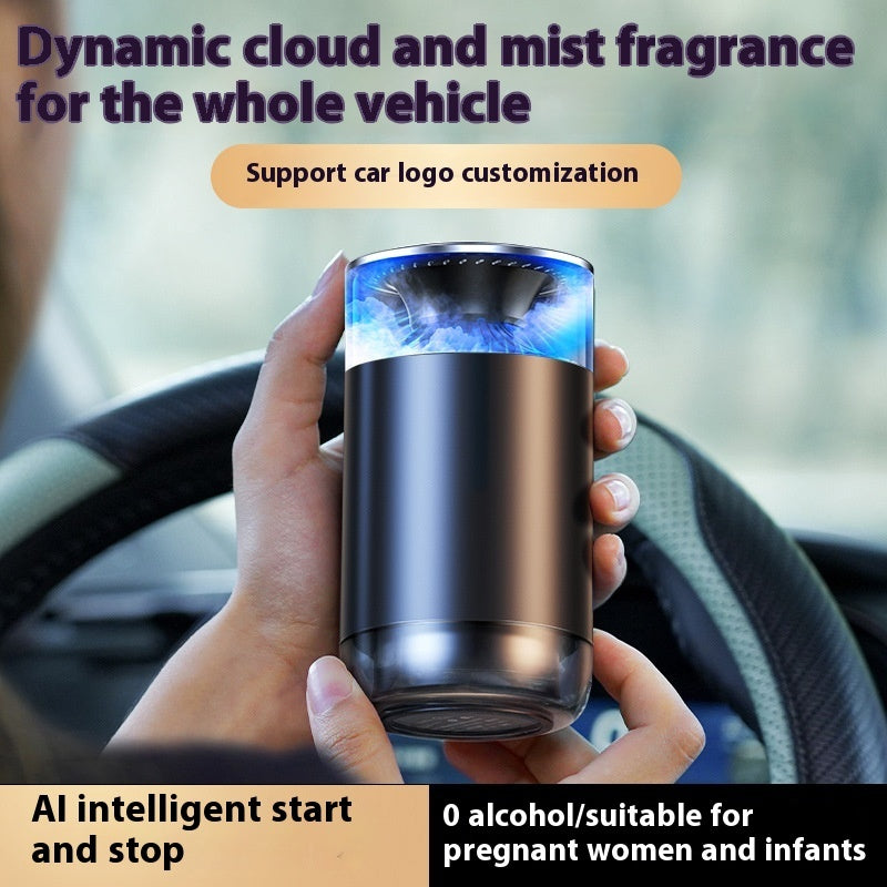Auto Aromatherapie Diffuser Cloud Mist Luftreiniger Auto Dekoration Natürlicher Duft Auto Dekorationswerkzeug für Wohnmobile Lkw Limousinen