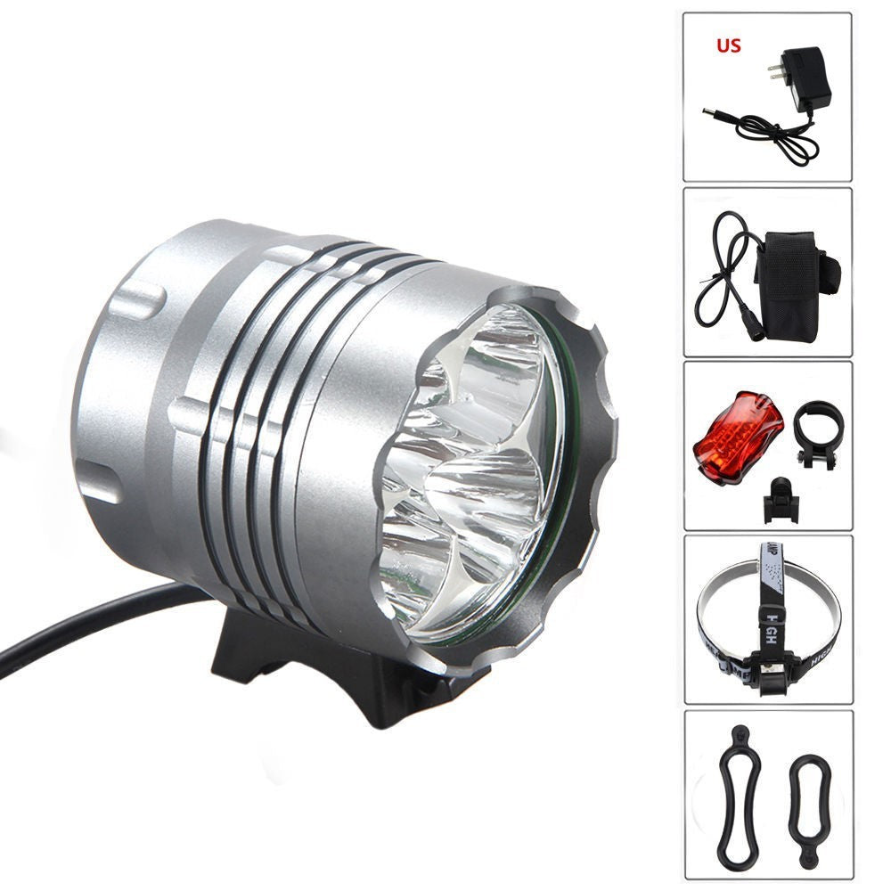 LED Mountain Bike Headlight 5T6 Bicycle Light