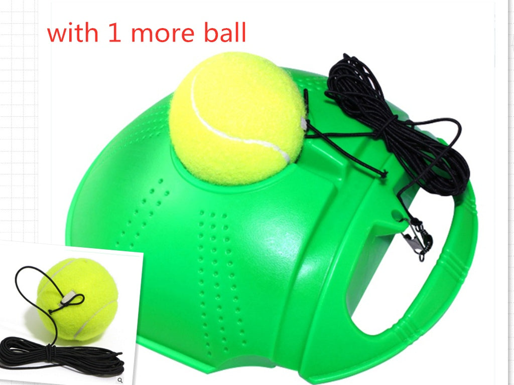 Senioren Einzel Tennis Trainingsbasis und Tennisball Sitz