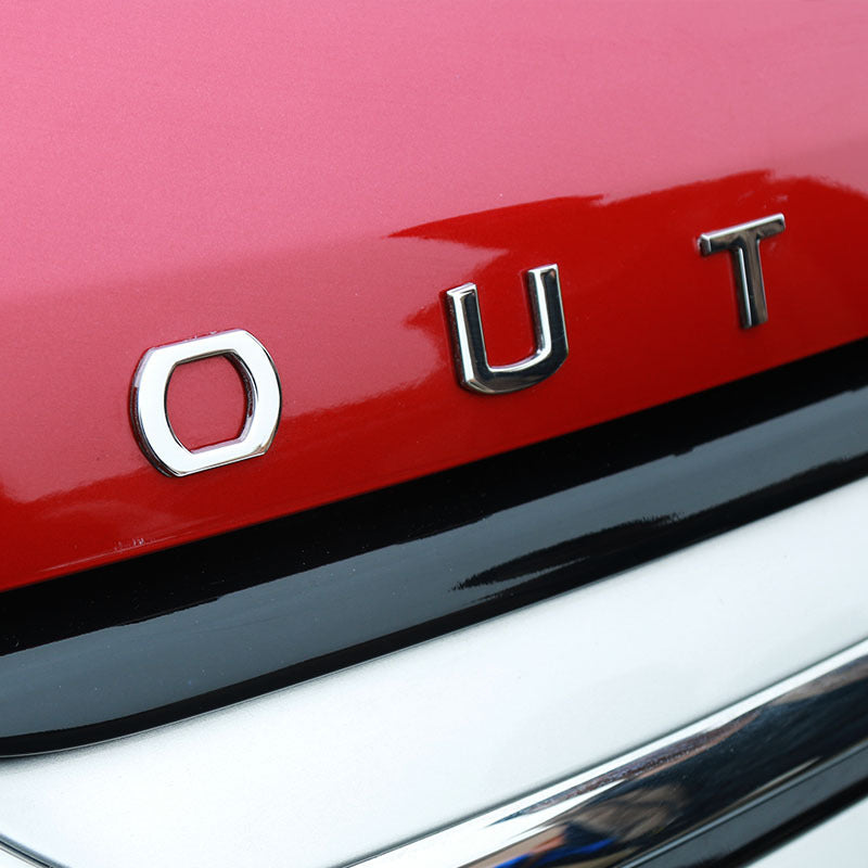 Frontaufkleber für das Auto