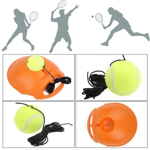 Senioren Einzel Tennis Trainingsbasis und Tennisball Sitz