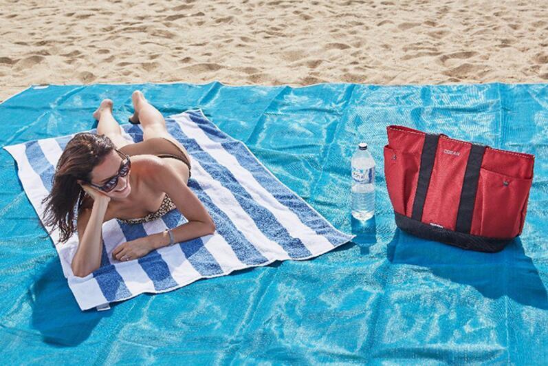 Faltmatte Strandmatte Leckende Sand Strandmatte Outdoor Reise Picknickmatte Campingmatte