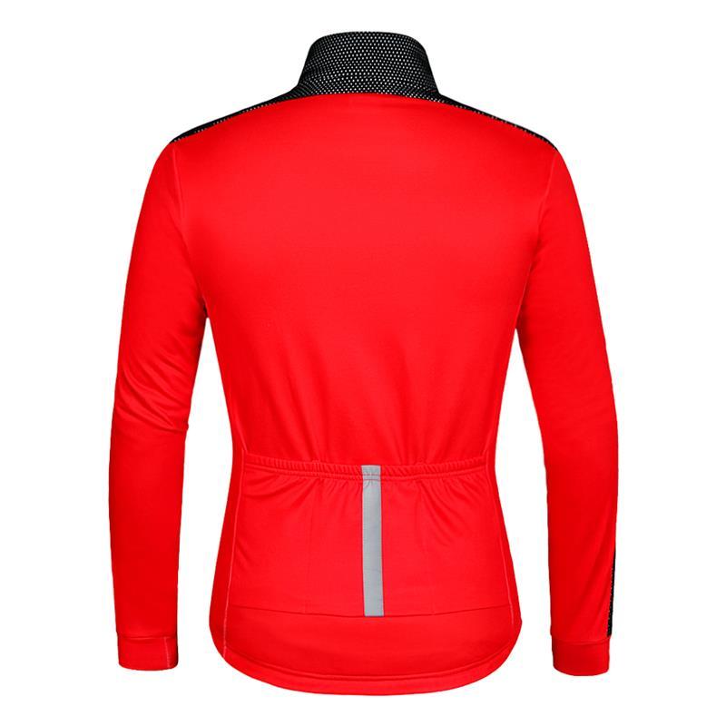 Herbst- und Winter-Radbekleidung Fleece warme Jacke