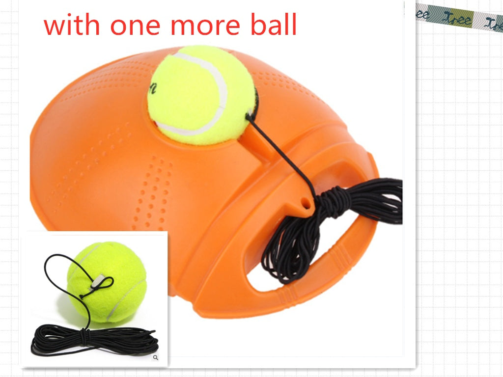Senioren Einzel Tennis Trainingsbasis und Tennisball Sitz