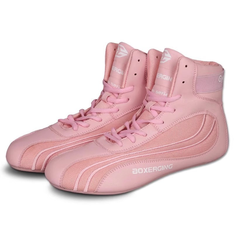 Gemischtes Kampfsporttraining Wrestling Weiche Sohle Hohe Fitness Hebeschuhe