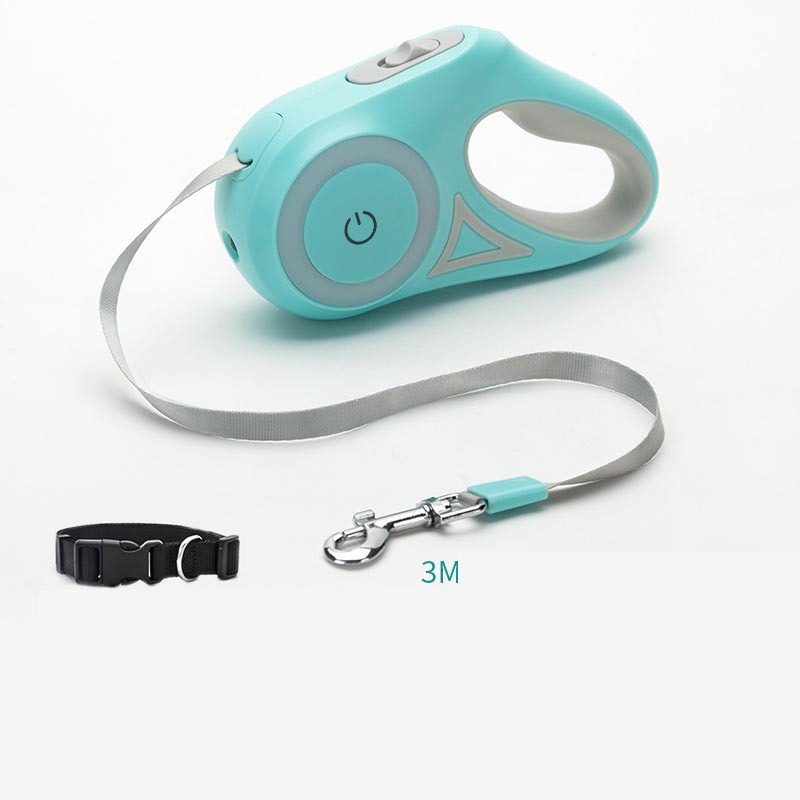 Hundeleine Ausziehbare Leine Und Hundehalsband Spotlight Automatische Haustier Hund Katze Zugseil Für Kleine Mittelgroße Hunde Haustierprodukt