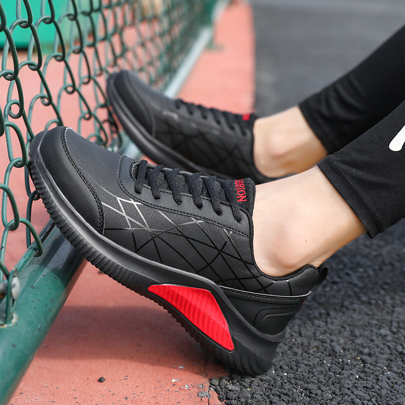 Lässige Leder Sportliche Lässige Lauf Daddy Schuhe