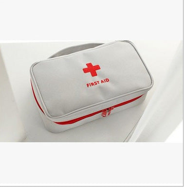 Leere große Erste-Hilfe-Set Medikamente Outdoor Camping Überlebenshandtasche Notfallsets Reise Medizinische Tasche Tragbare Aufbewahrungstasche Rot