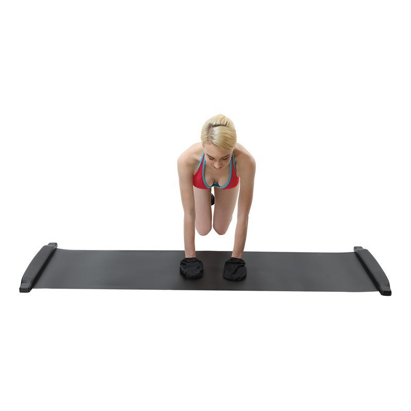 Slide Board Speed Skating Training Mat Sliding Board Portable Sliding Board For Leg Exercise Ice Hockey Short Track Home Gym Fitness Practice