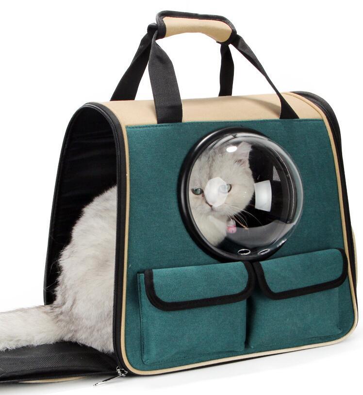 Haustier-Rucksack Raumtasche für Hunde und Katzen Reisetasche Haustierkäfige