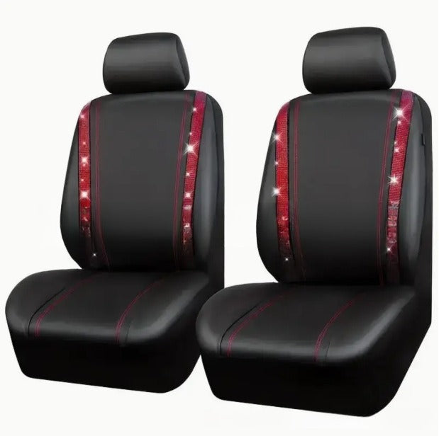 Auto Diamant Stereo Strass Rutschfeste Universelle PVC Wasserdichte Sitzbezug