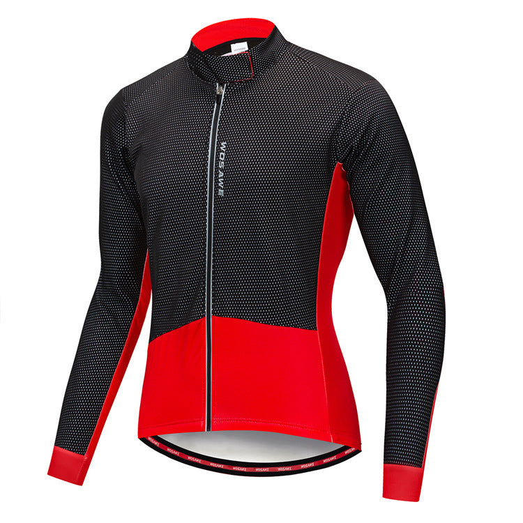 Herbst- und Winter-Radbekleidung Fleece warme Jacke