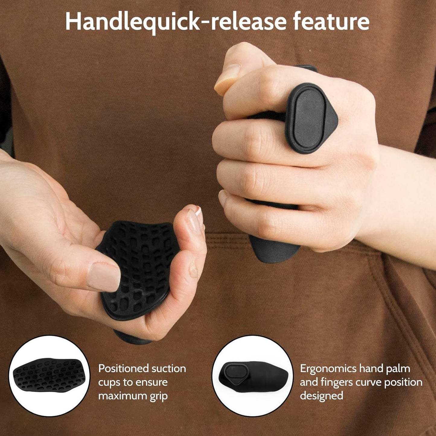 Fashion Solid Color Finger Workout Spring Grip