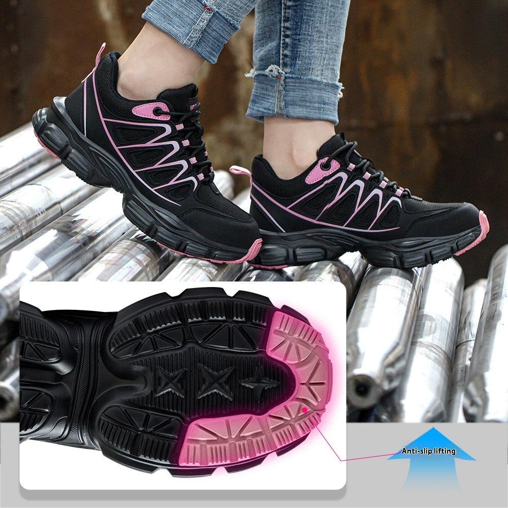 Shoes Anti-smashing And Anti-penetration Steel Toe Cap Work Shoes Safety Protection Women's Labor Protection Shoes Lightweight