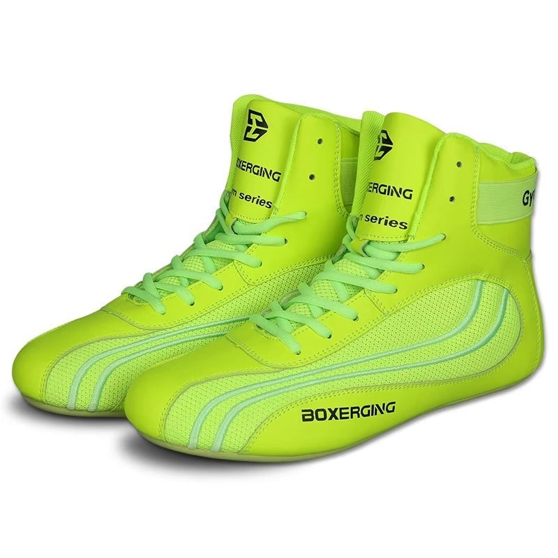 Gemischtes Kampfsporttraining Wrestling Weiche Sohle Hohe Fitness Hebeschuhe