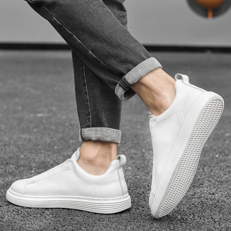 Men's Low Top Layer Cowhide Sports Board Shoes