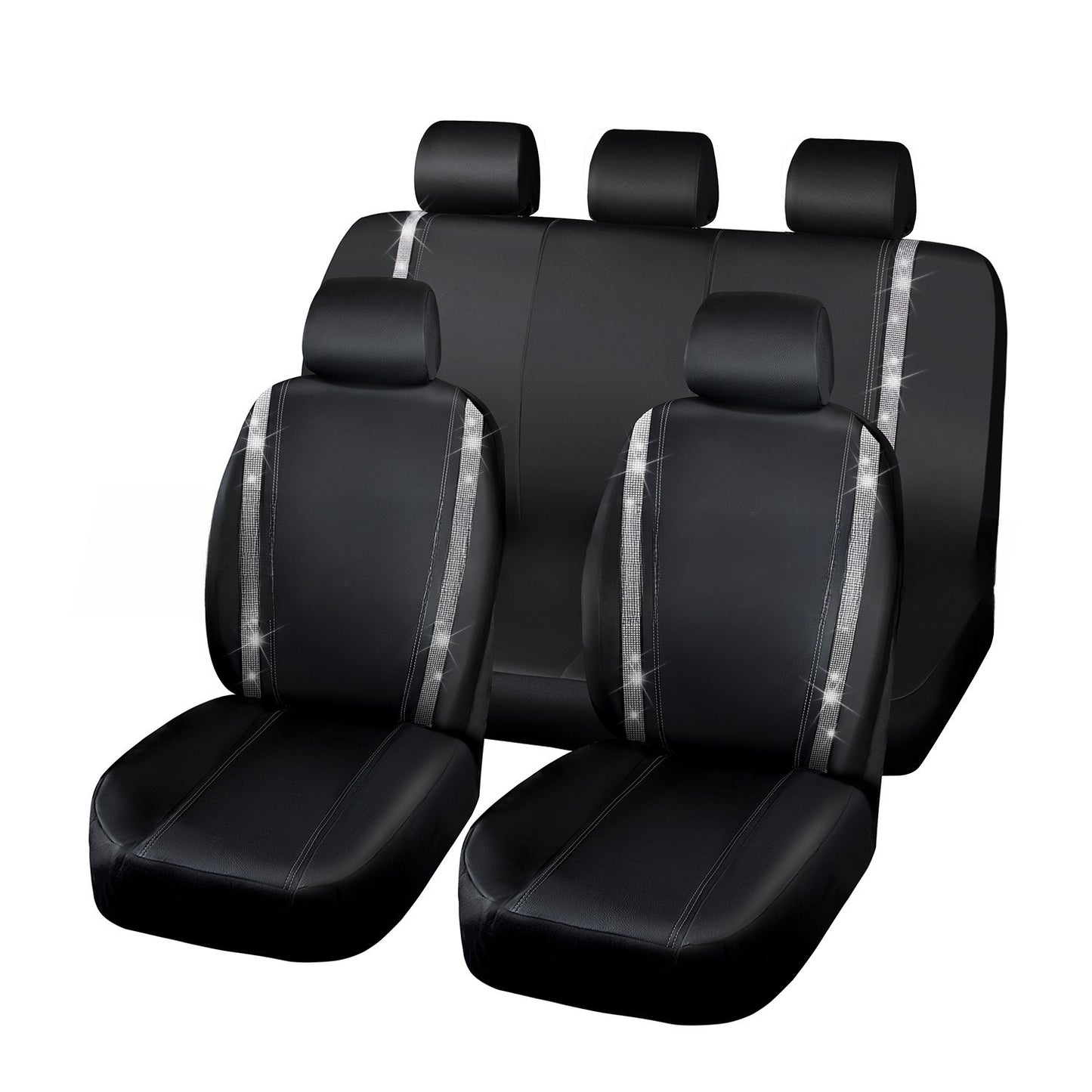 Auto Diamant Stereo Strass Rutschfeste Universelle PVC Wasserdichte Sitzbezug