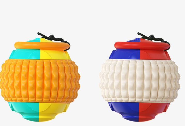 Dog Training Ball with Rope - ABS Teeth Grinding Chew Toy