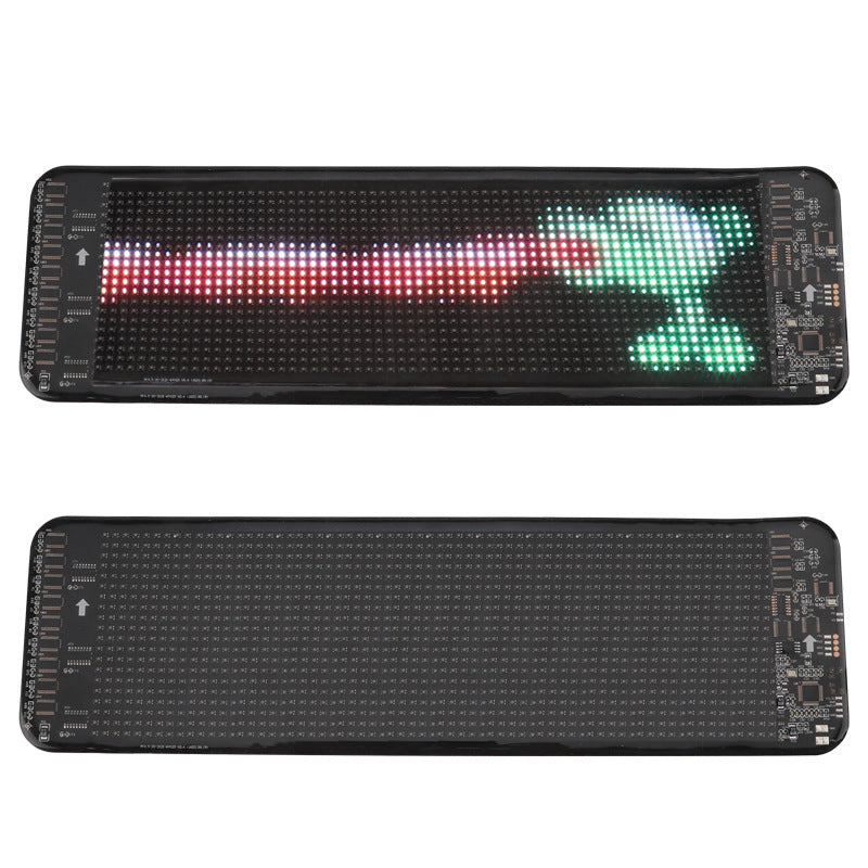 Programmierbares Auto-LED-Schild LED Vollfarb-Werbescreen Ultra-dünner Bildschirm Benutzerdefinierter Textmuster-Animationsanzeige Auto