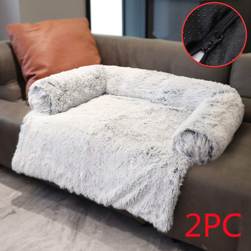 Hundehütte Plüschdecke Dual Use Ein Haustier Hundehütte Sofa Bett