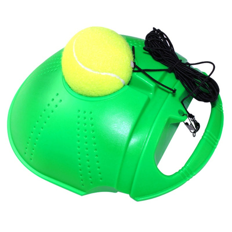 Senioren Einzel Tennis Trainingsbasis und Tennisball Sitz