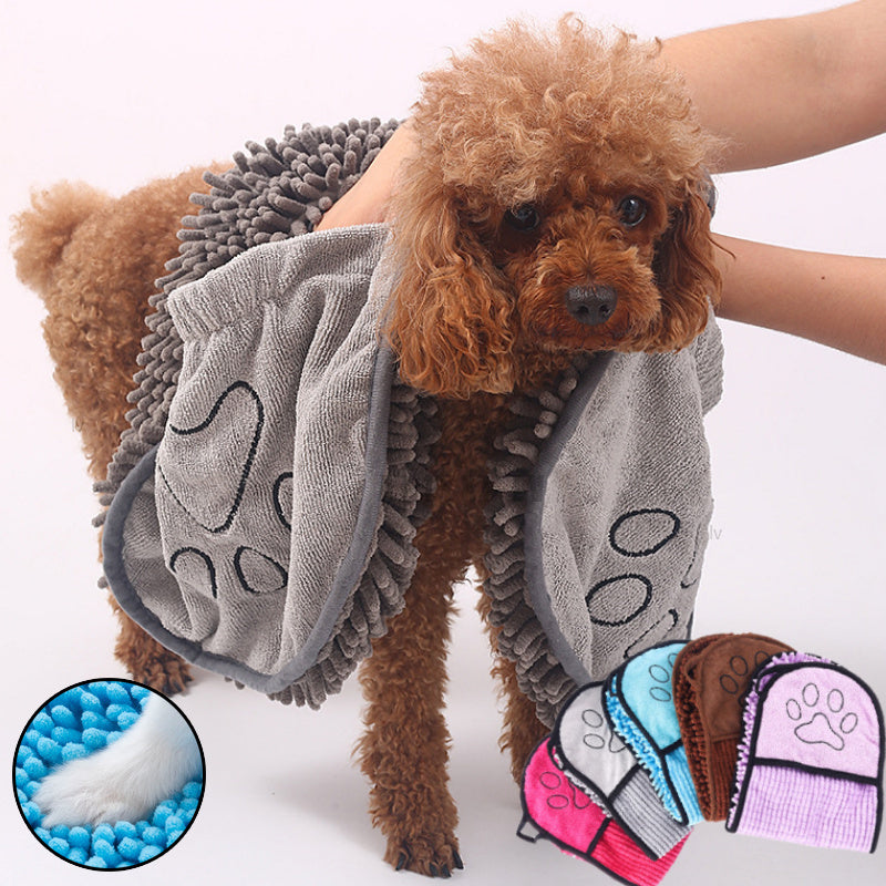 Hunde Katzen Handtücher Superabsorbierender Hundebademantel Mikrofaser-Badetücher Schnell trocknendes Katzenhandtuch für Haustiere Handtuch Hundehandtücher Haustierprodukte