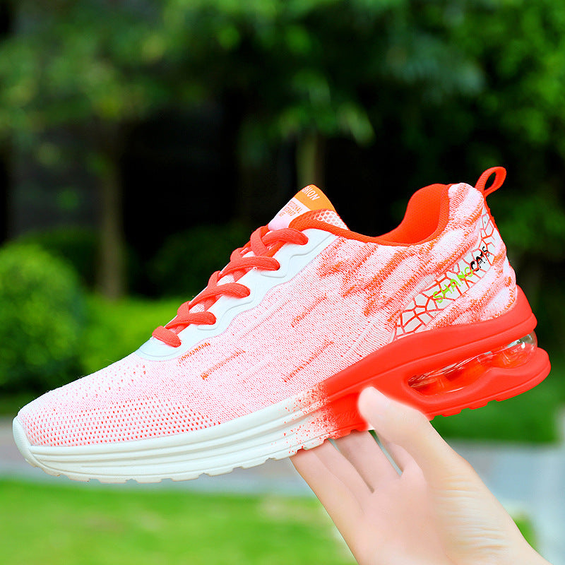 Neue Luftkissen-Sport große Größe Damen Schuhe Mesh Atmungsaktive Schuhe für alle vier Jahreszeiten Mode Laufschuhe