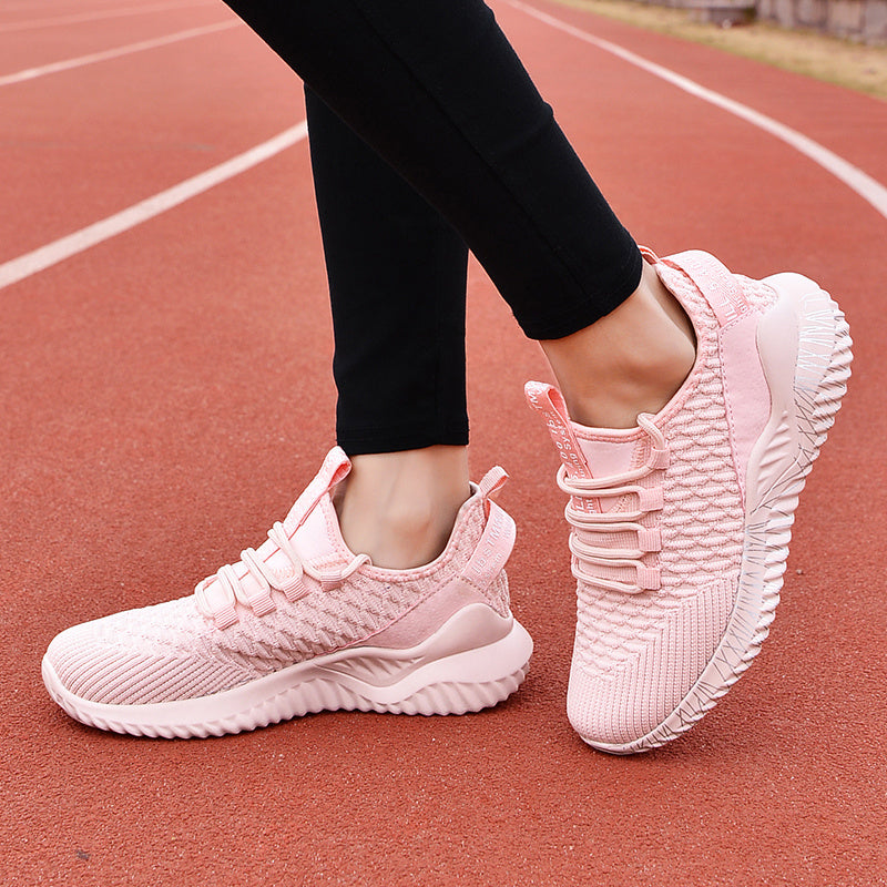 Sommer Fliegende Gewebte Paar Sport Lauf Schuhe