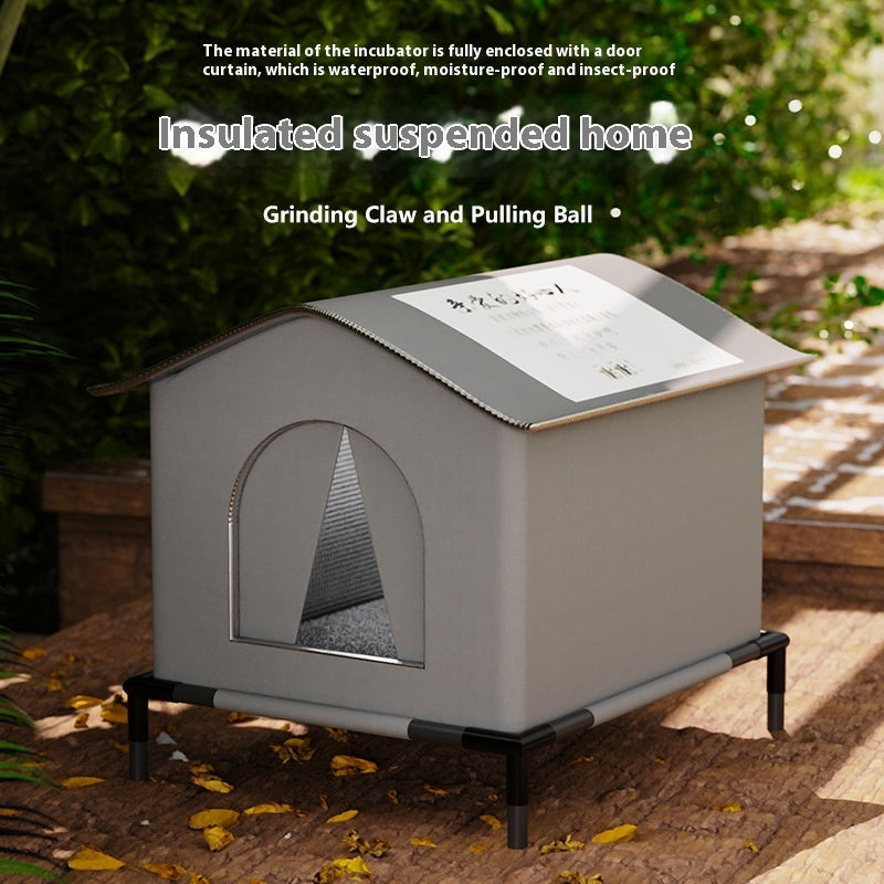 Winter Warm und Wasserdicht Liebe Streunende Katze Nest