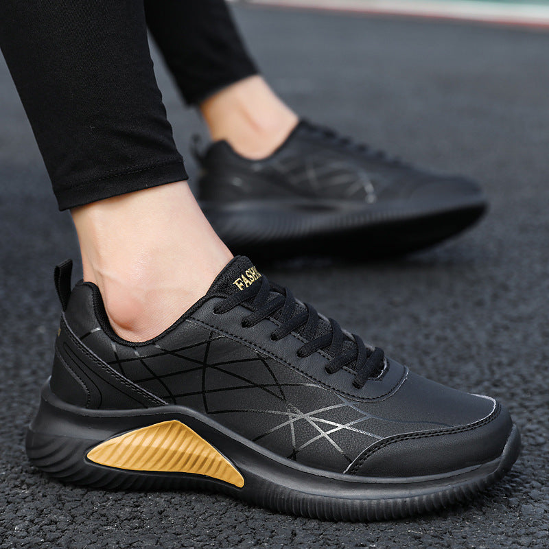 Lässige Leder Sportliche Lässige Lauf Daddy Schuhe