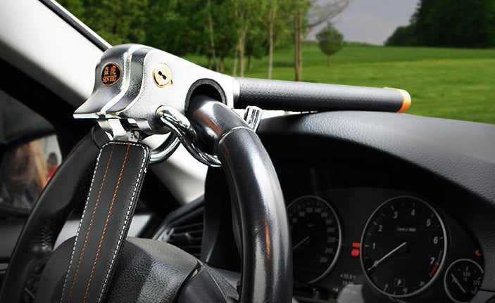 Auto-Schloss Lenkradschloss Diebstahlschutzschloss Alarm Airbag-Schloss
