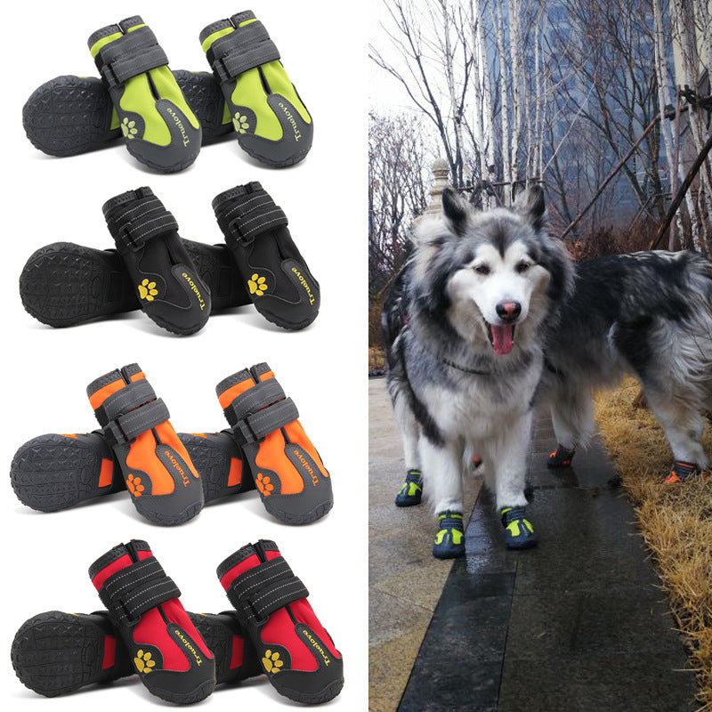 Große Hundeschuhe rutschfeste Tragbare Hundeschuhe Haustierschuhe