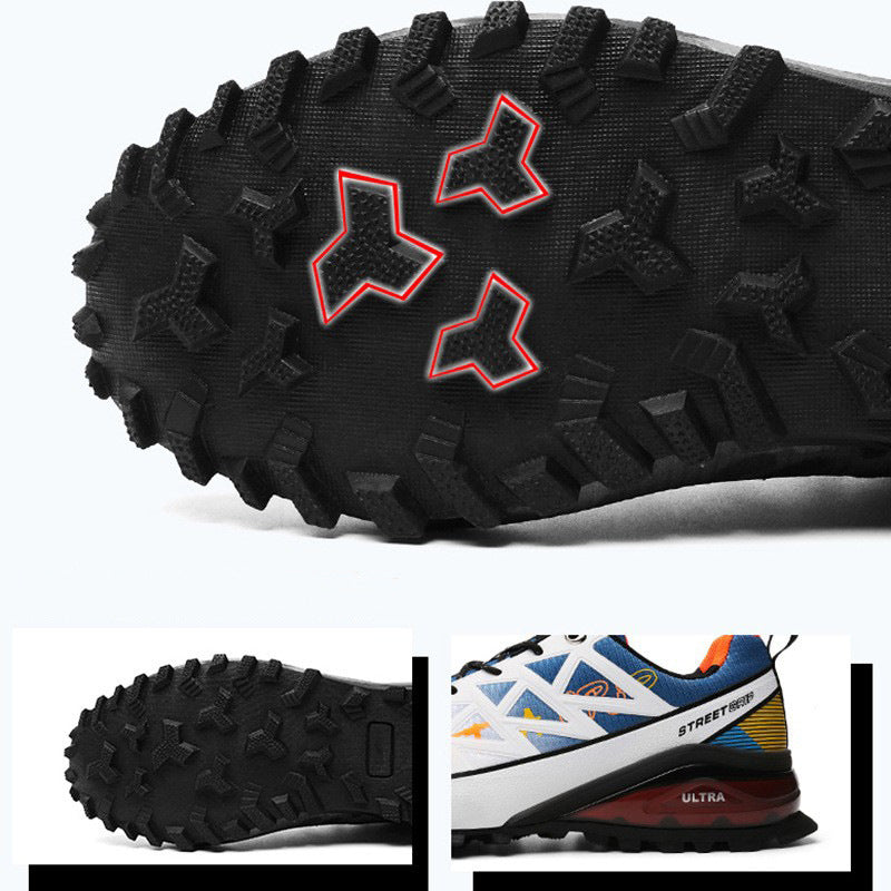 Herren Outdoor Offroad Laufschuhe mit Luftpolster für das Bergsteigen